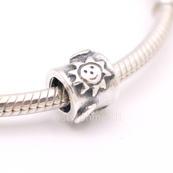 Authentic PANDORA Sun, Moon & Stars Charm - Picture 1 of 12